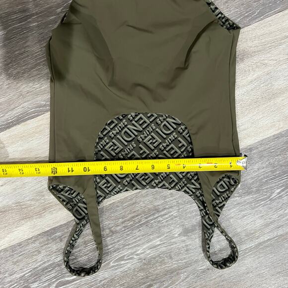 Fendi X Skims monogram One Piece Reversible Swimsuit XS - Picture 8 of 9